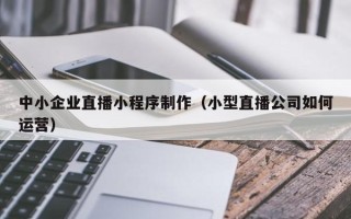 安岳中小企业直播小程序制作（小型直播公司如何运营）